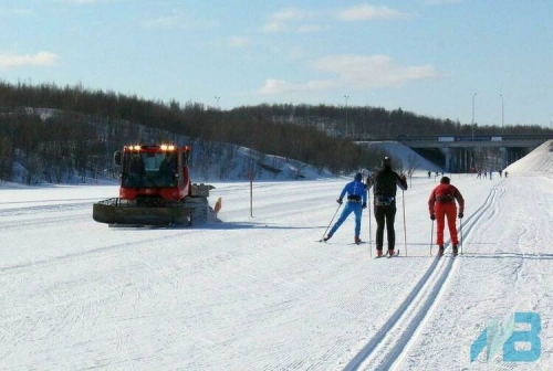 Лыжня юбилейной 50-километровой дистанции Праздника Севера — «натовсь»