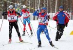 Масс-старт на Чемпионате России по лыжным гонкам