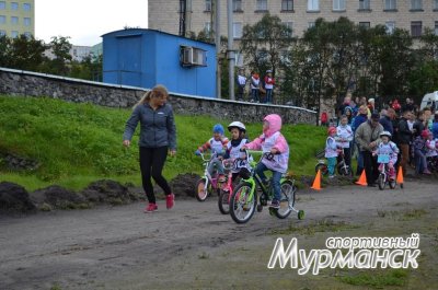 В Североморске прошли детские велозаезды